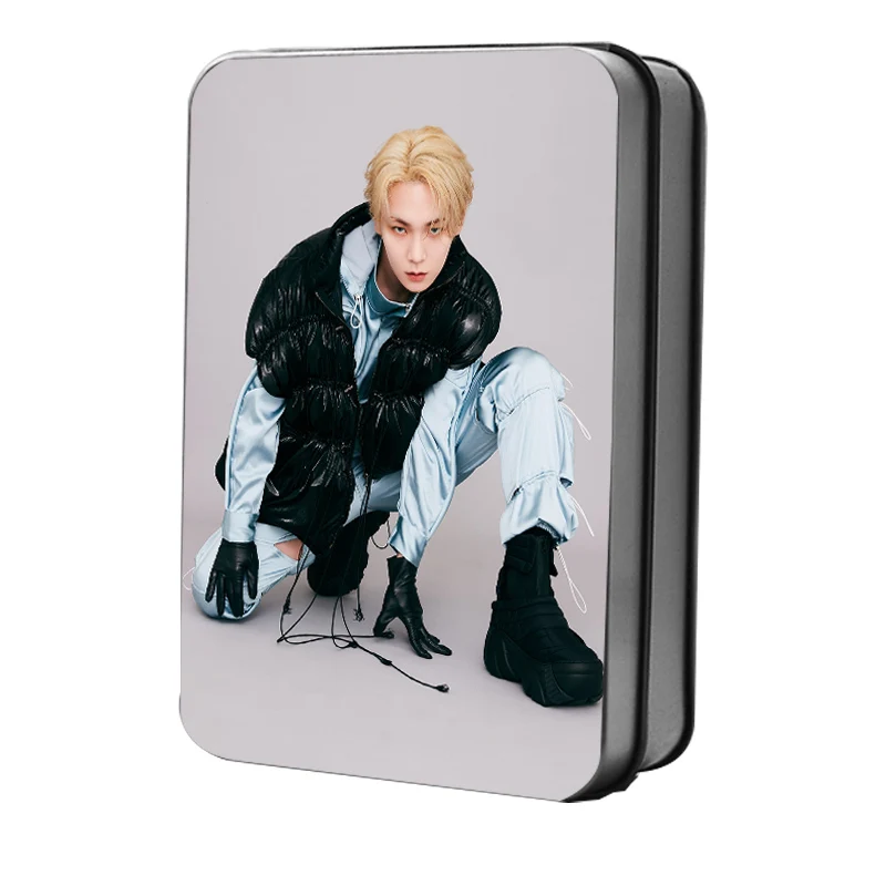 

KPOP SHINee KEY 1st Mini Album BAD LOVE Polaroid Photo Lomo Card K-pop Picture Fans Collection Gift Metal Box Cards 40Pcs/Box