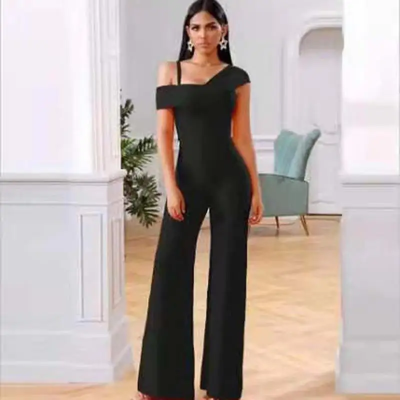 Модные черные/оранжевые костюмы на молнии сзади для вечерние в стиле