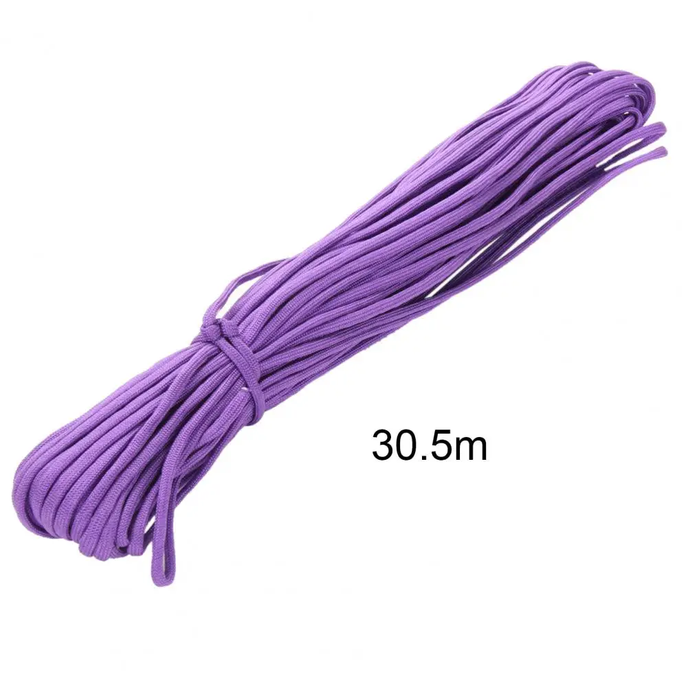 

1 roll of polyester drop rope 30.5 meters long 7 core 4mm multi-functional multi-color ergonomic design lanyard Escape equipment