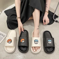 women slippers cartoon pattern beach slides womens flip flops home slippers comfortable open toe sandals female summer footwear