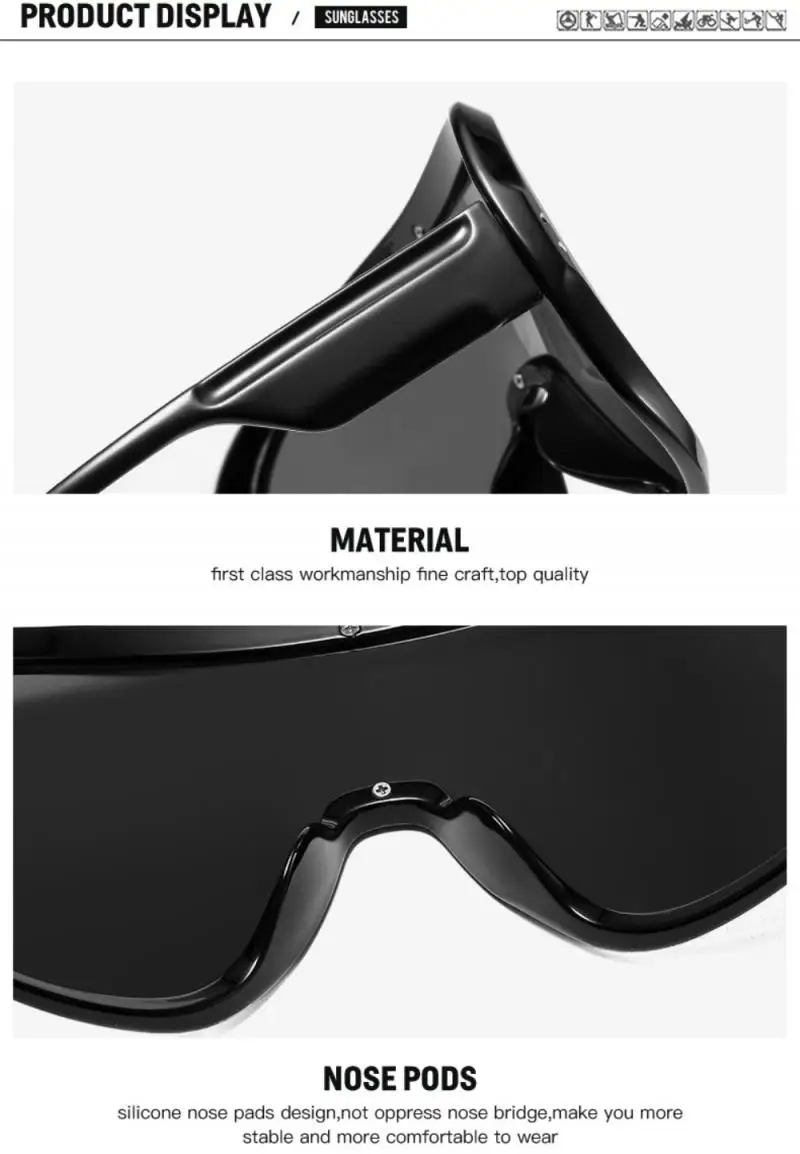 

PC Bicycle Glasses Men Cycling Sexy Sunglasses UV400 MTB Sports Glasses Mountain Bike Riding Protection Goggle Eyewear