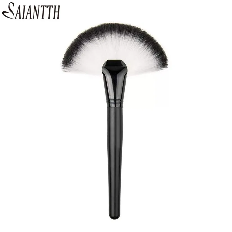 SAIANTTH большая веерообразная кисть для румян пудра макияж косметический