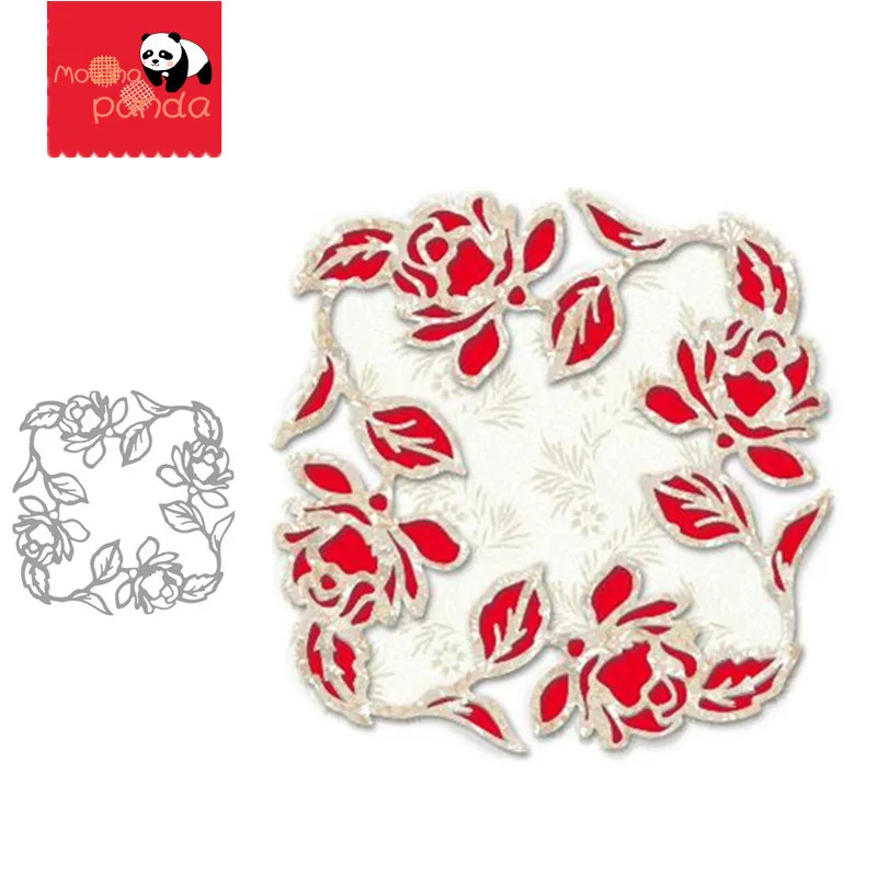 Цветочная рамка металлические штампы и для скрапбукинга рукоделия высечка