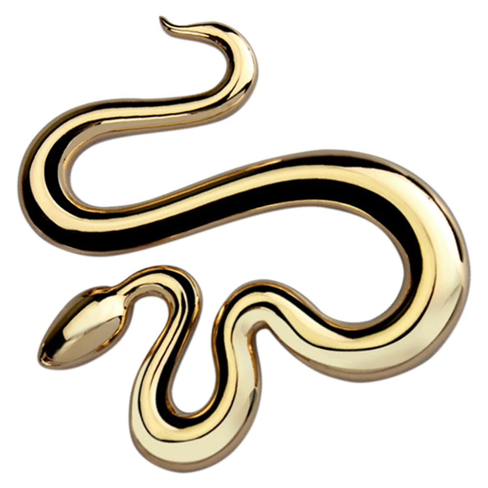 Zinc Alloy Snake Shape Auto Sticker Badge Car Styling Decals Emblem Decoration Exterior Accessories Boutique 2019 Wholesale | Автомобили и