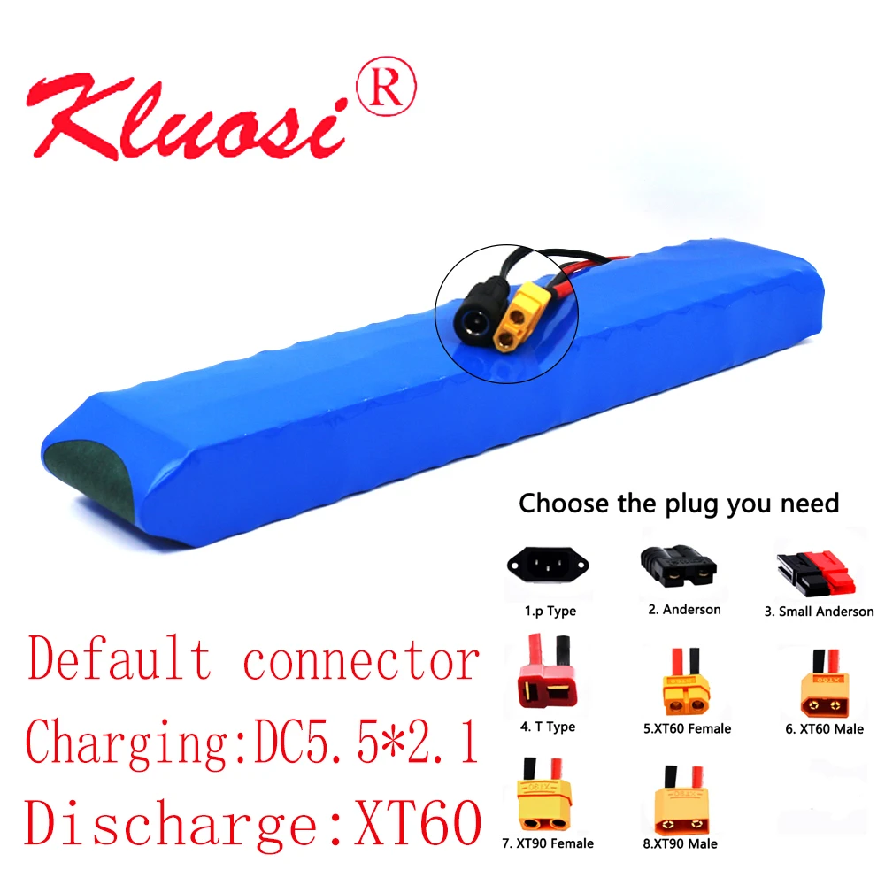 Литиевая аккумуляторная батарея KLUOSI 48 В 250 Ач 8 13S3P 450 Вт 500 750 54 6 в встроенная 20A BMS