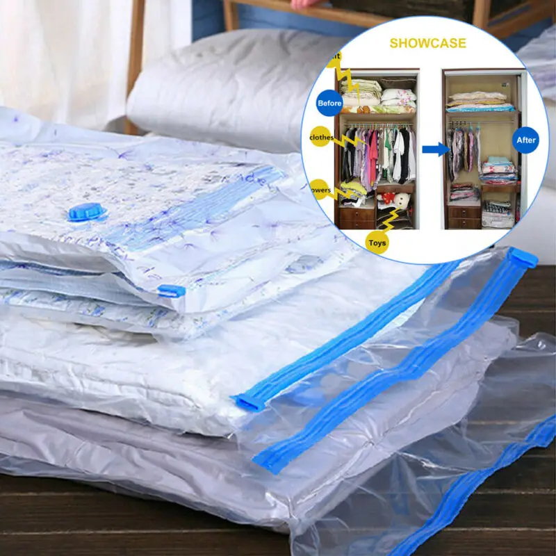 Вакуумные пакеты компактный сжатый органайзер для хранения 1 шт.|Чемоданы| |