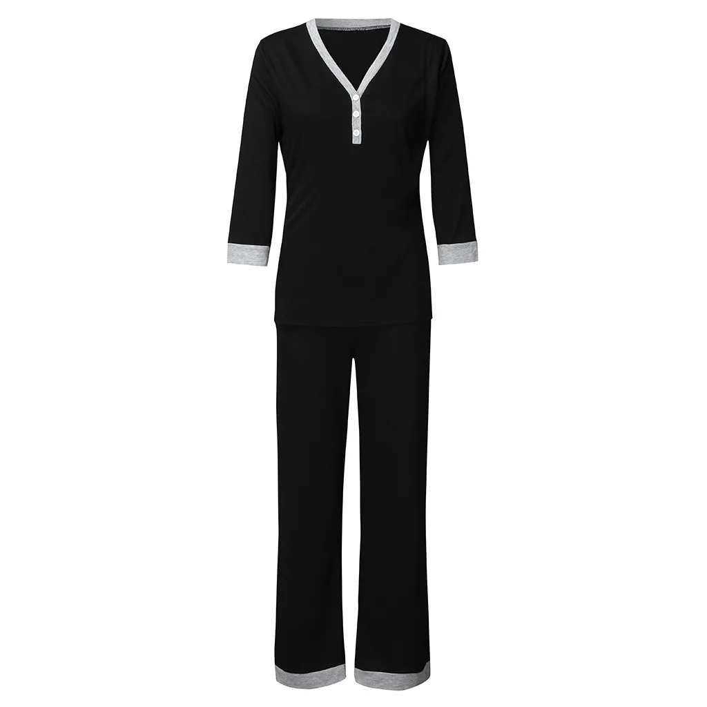 Пижама с длинными рукавами для кормящих женщин Футболка беременных и детей топ +