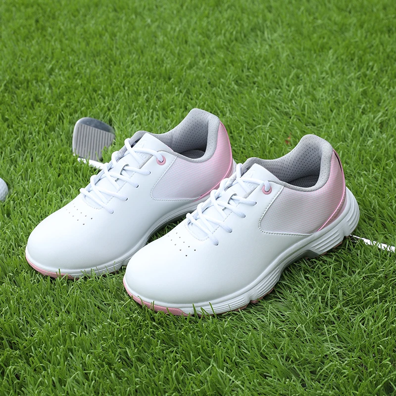 New Waterproof Golf Shoes Women Outdoor Spikes Golf Sneakers Ladies Big Size 35-41 Sport Golfing Shoes Women Athletic Sneakes
