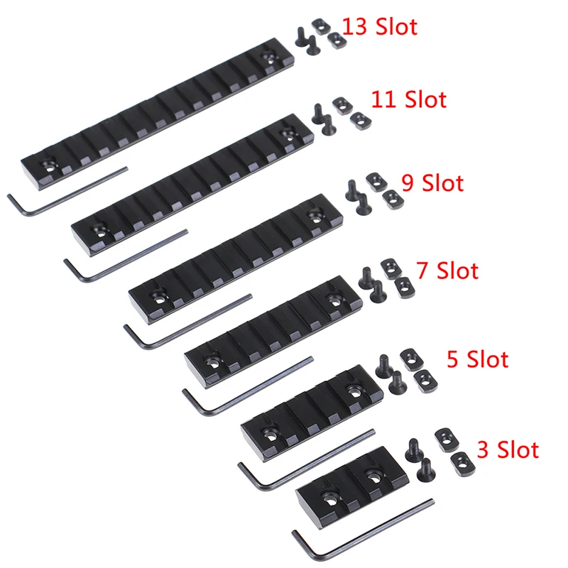 

5/7/9/13 Slots 21mm Rifle Scope Mount Rail Military Aluminum Tactical Mount Base Hunting Gun Accessories