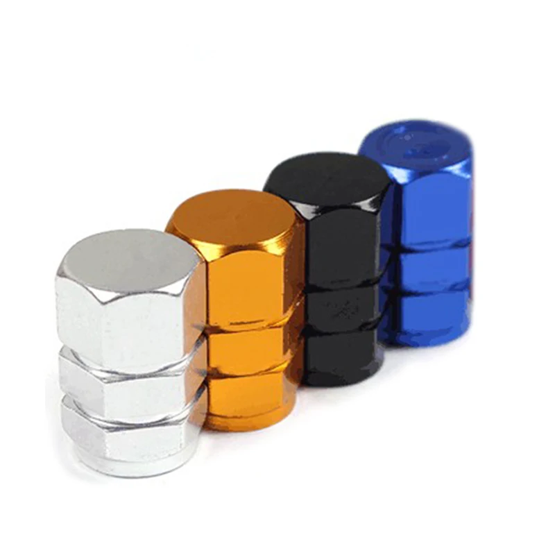 

4Pcs Bicyle Valve Stem Caps Aluminium Alloy Valve Caps Car Motorbike MTB Mountain Road Bike Tire Air Valve Stem Caps
