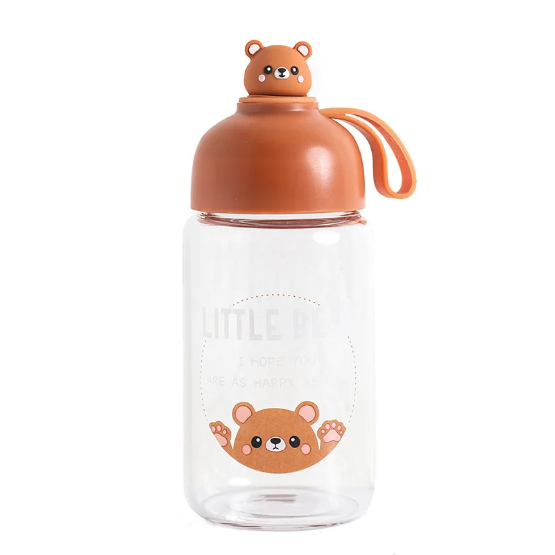 Новая стеклянная чашка с мультяшными животными креативная индивидуальная