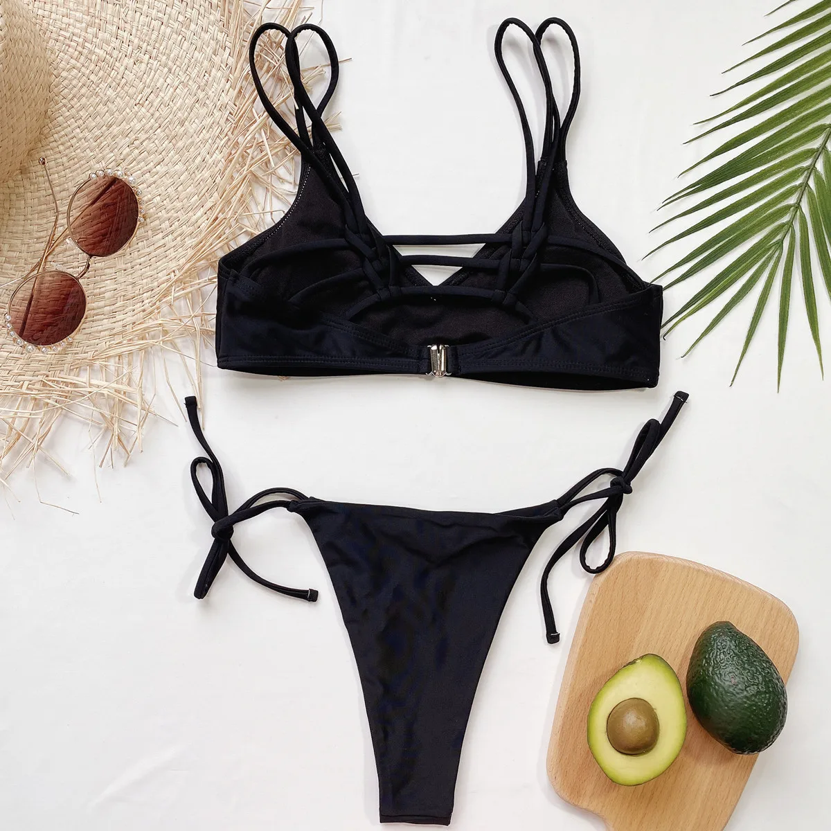 

Push Up Women Swimsuit Black Swimwear Sexy Bikini Micro Bikini Set Bandage Swimming Suit Bathing Suit Beachwear Biquini Bikini