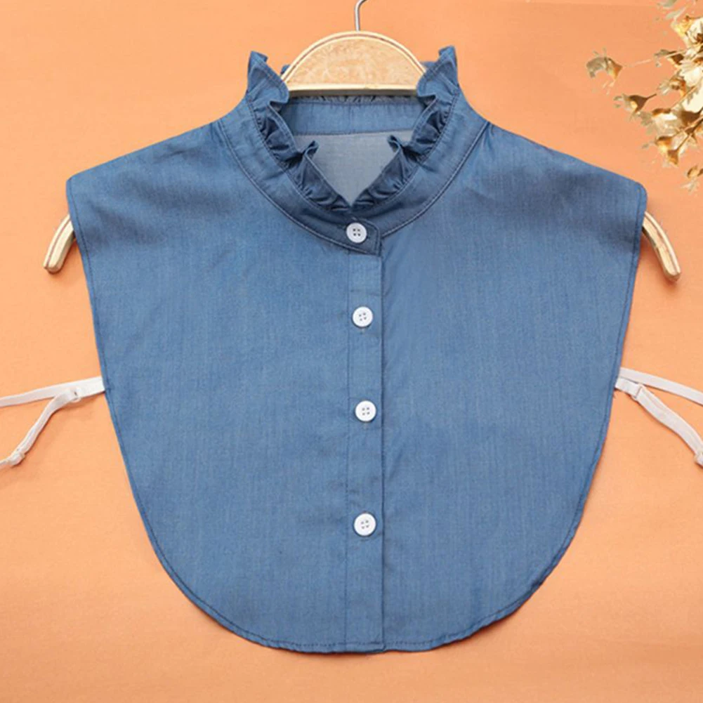 Винтажная блузка рубашка одежда модный джинсовый галстук на пуговицах