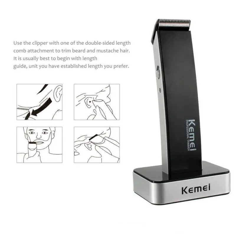 Профессиональная машинка для стрижки волос триммер водонепроницаемый