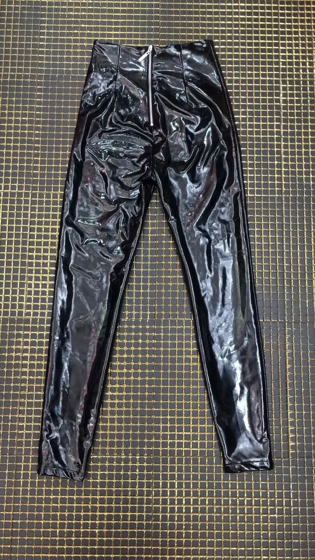 

2020 New woman Black bandage PU Pants High Waist Full New Fashion Lady Bodycon Celebrity party Bandage Pants wholesale