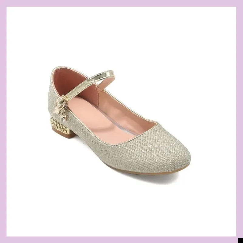 

3cm Heels Shoes Chunky Sandals Bling Bling 2021 Branded Pumps All-Match Square Toe Clogs for Women 5cm Block Latest Fashion Velv