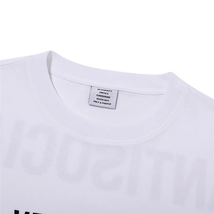 

VETEMENTS NO SOCIAL MEDIA T-shirt Men Women antisocial T-shirts 1:1 High-Quality Tag VTM Tops Tee