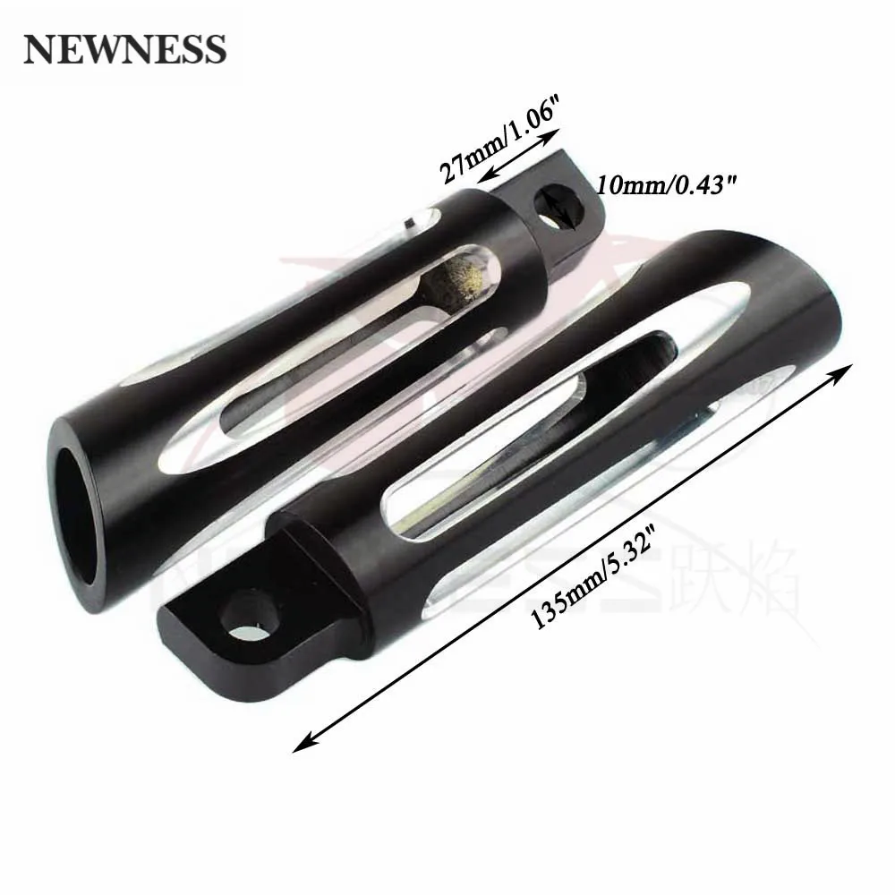 2x мужские мотоциклетные подножки с ЧПУ для ног Harley Sportster Iron Touring Custom Dyna Fat Bob Softail