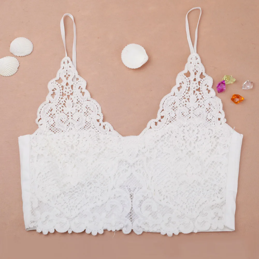 Женский кружевной топ с V образным вырезом 3 цвета|Топы| |