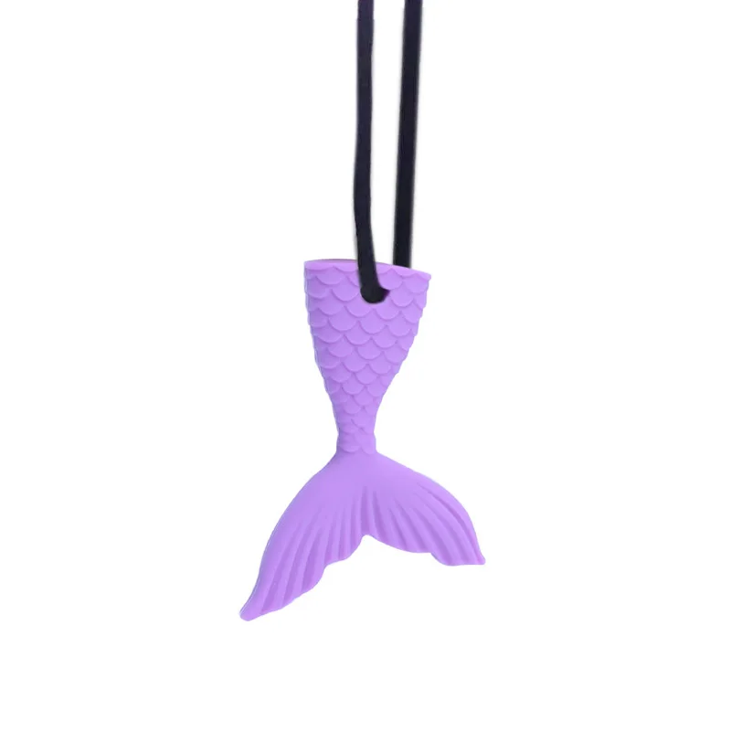 Чип Дейл 5 шт. детское Силиконовое ожерелье дети сенсорный жевательный хвост