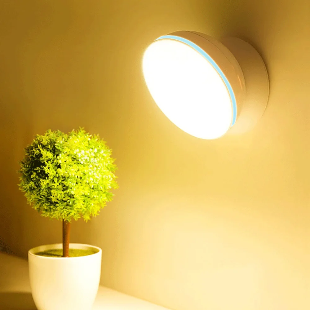 Светодиодный ночник с датчиком движения USB-зарядка светильник для туалета кухни