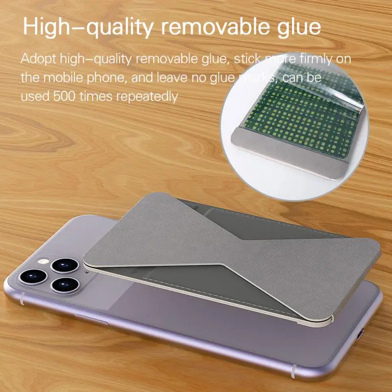 Липкий Невидимый держатель для мобильного телефона Подставка смартфона