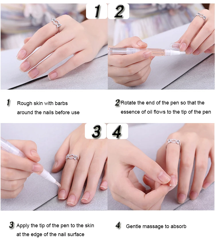 Питательная ручка для кутикулы 5 мл защита масляный омолаживатель смягчитель