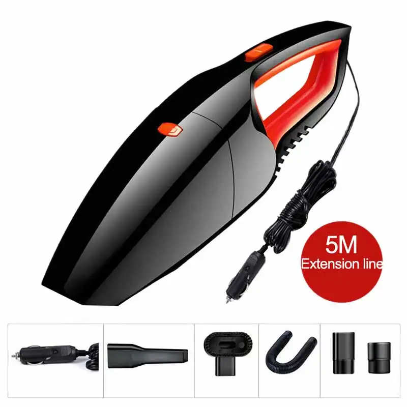 Портативный автомобильный пылесос 12 В двойного назначения для сухой и влажной