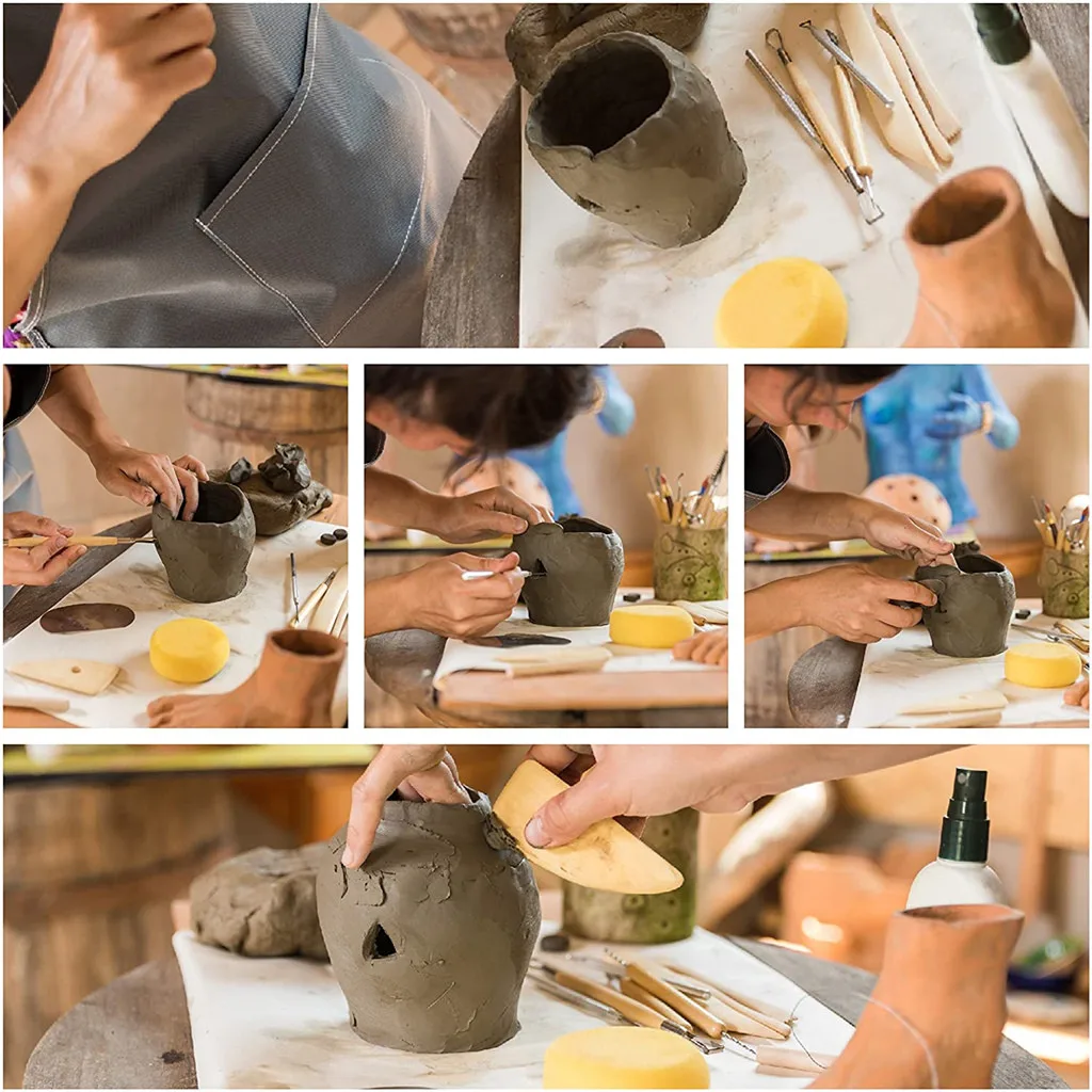 30 шт. скульптуры инструмент Керамика инструменты деревянная ручка керамический