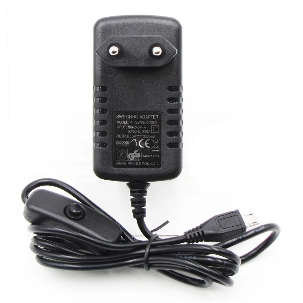 5V3A 5 V/3A Raspberry Pi 3 Model B+ плюс Мощность адаптер USB Зарядное устройство PSU Питание блок Источники питания переключения разъем адаптера