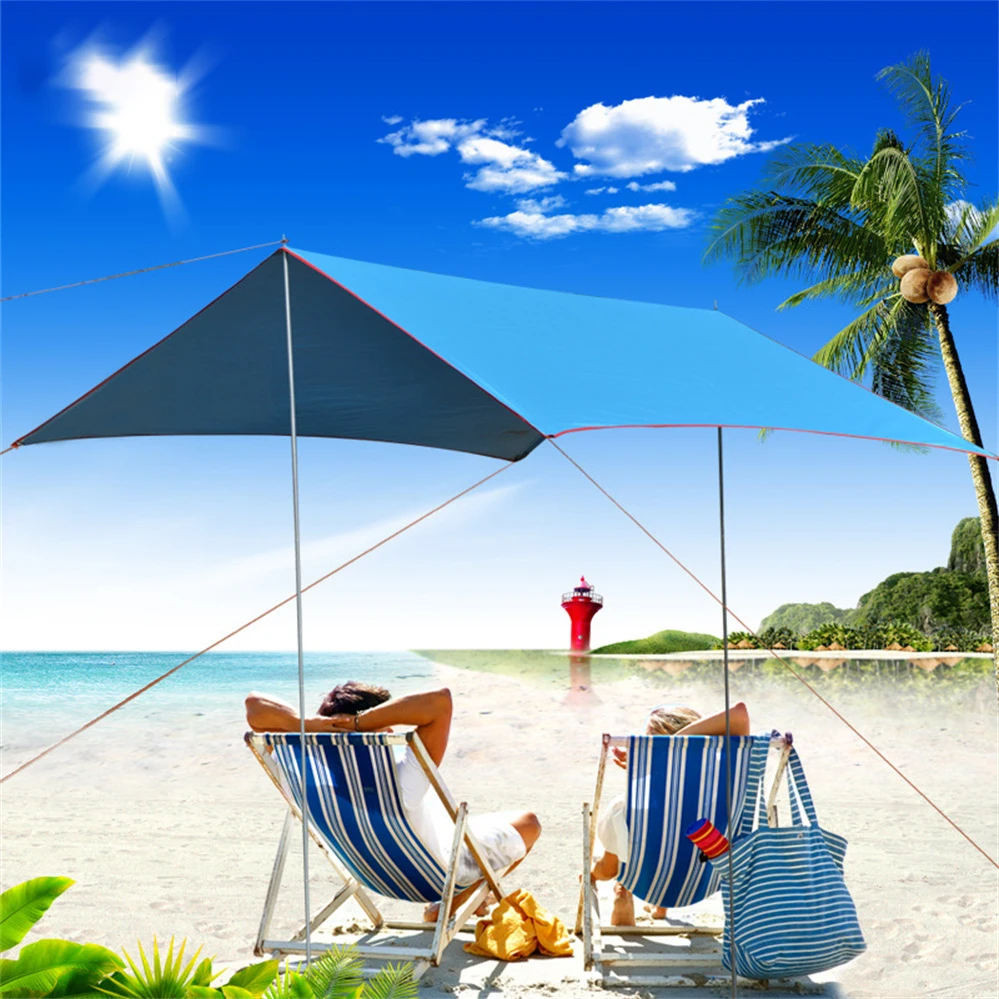 

Sunshade tent rainproof tent sunshade camp hiking, beach canopy Ultra light field canopy pe rgola