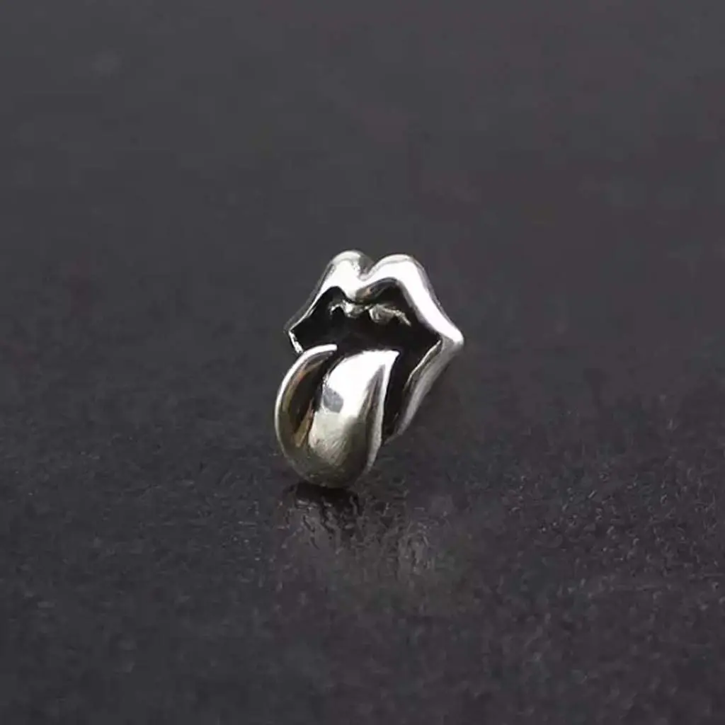 Lvcky унисекс Мужчины Женщины нержавеющая сталь Винтаж Рот губы язык серьги