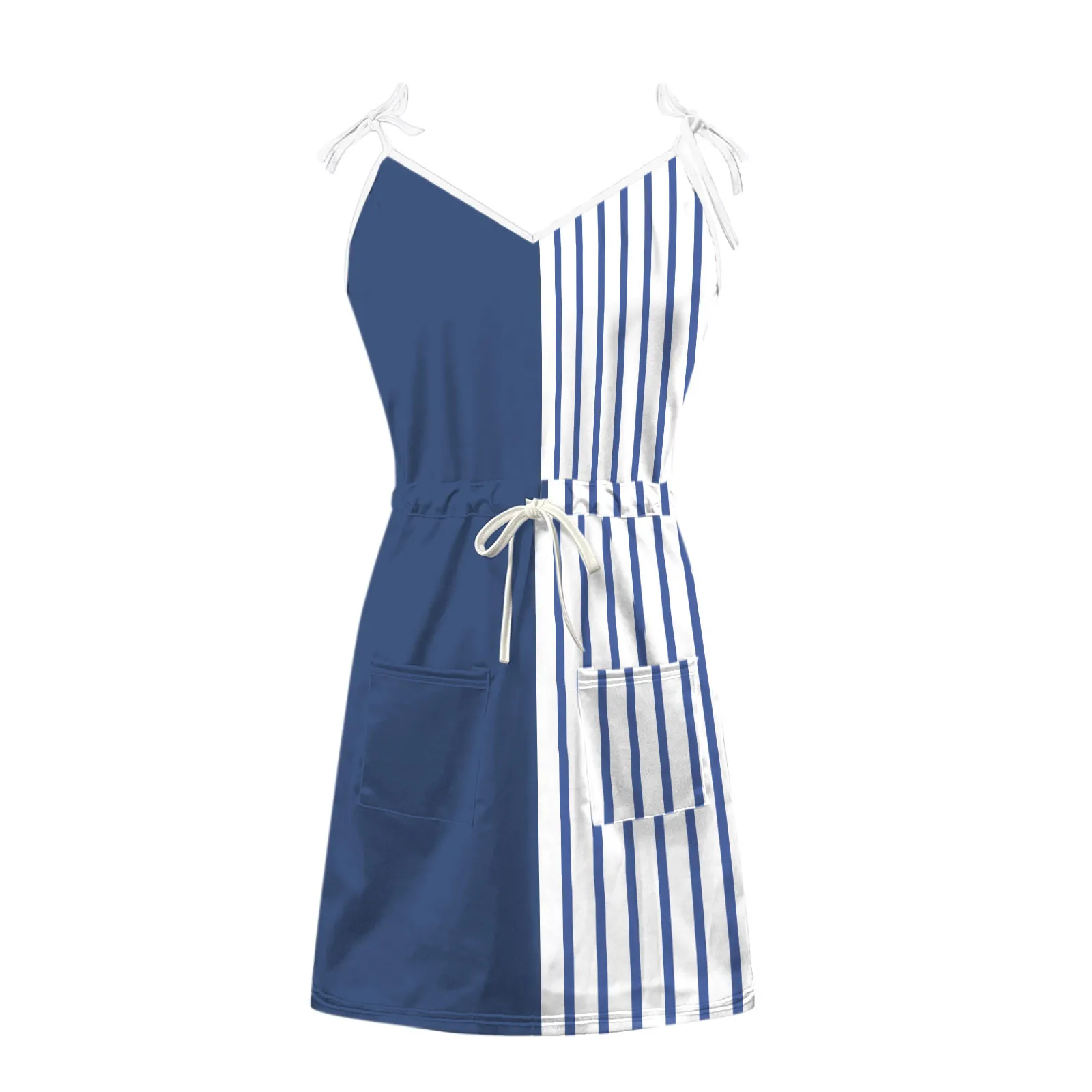 

Sagace Dresses For Women Fashion Casual V-neck Sleeveless Strap Open Back Sexy Loose Dress Vestido De Mujer Vetement Femme