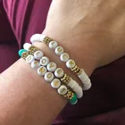 Цифровые браслеты с буквами NeeFu WoFu сделай сам в стиле бохо, женские браслеты ручной работы, индивидуальные дисковые бусины, цифровые африканские браслеты