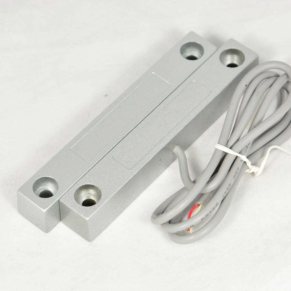 (1 шт.) металлический проводной дверной магнитный датчик выключатель