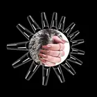 Накладные ногти из денима, плоские, разные размеры, подходит для большинства людей, 500 шт.