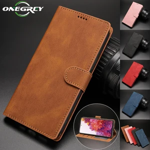 leather flip wallet case for samsung galaxy s22 s21 s20 fe lite s10 e s9 s8 s7 edge note 8 9 10 20 ultra plus phone cover coque free global shipping
