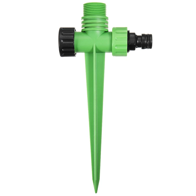 360 Вращающаяся вода посыпать садовый газон импульсный сопло полив инструмент