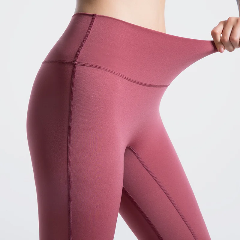 Мягкие женские спортивные штаны для йоги двусторонние фитнеса с эффектом