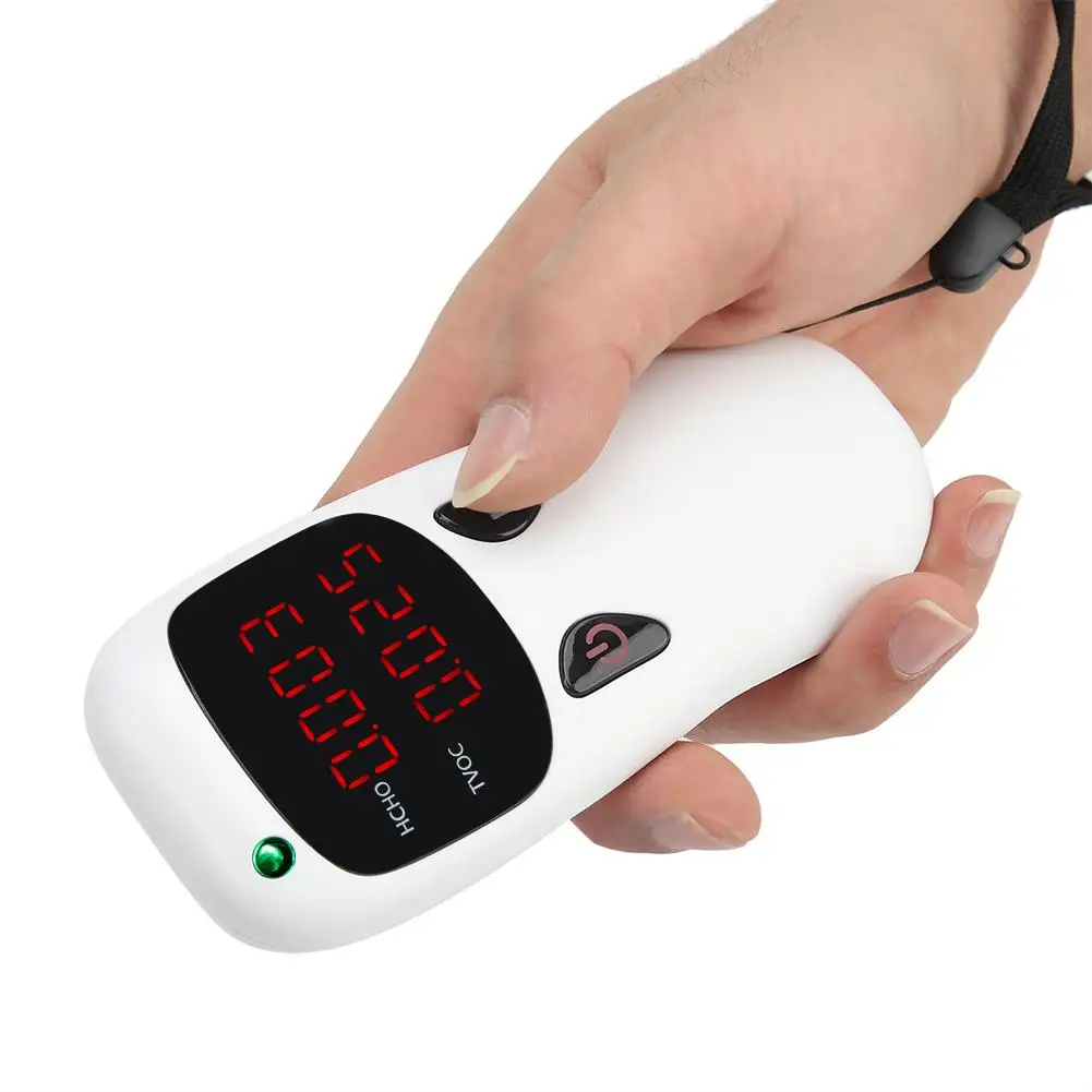 

Formaldehyde Detector Home Air Quality Tester HCHO TVOC Portable Indoor Meter Monitor Professional Multifunctional Gas Analyzer