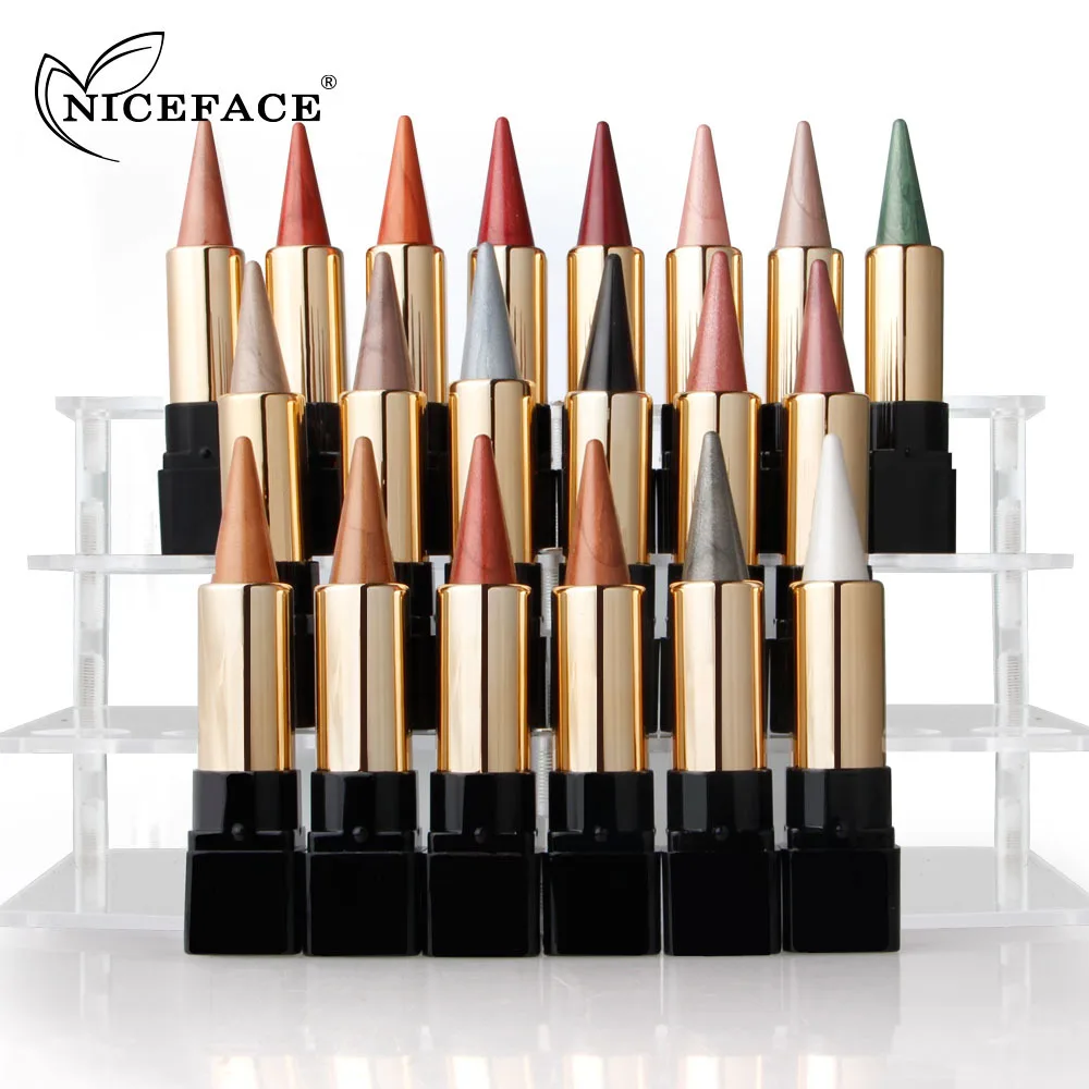 Макияж nicefacy20 палочка Черные Тени легко цветные водонепроницаемые и не цветущие