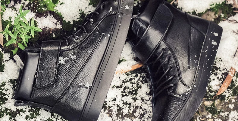 Abnkarwin/зимние мужские кожаные ботинки; Botines botas hombre; мужские ботинки; Buty Zimowe Botte Homme Stivali Uomo; водонепроницаемые ботильоны; 48