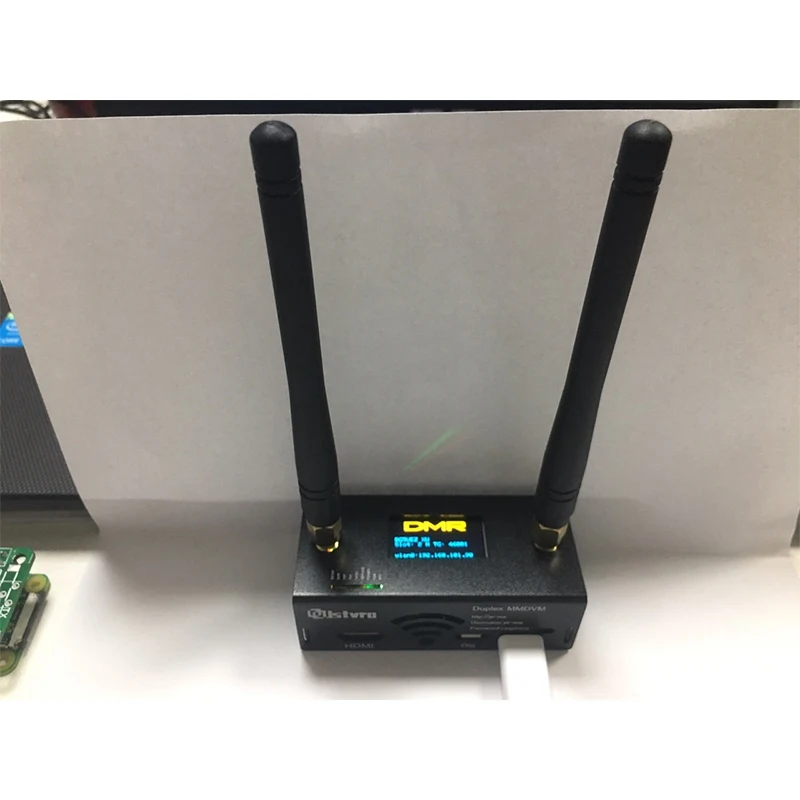 Горячая Распродажа собранный дуплексный Simplex MMDVM Hotspot UHF + OLED чехол для антенны