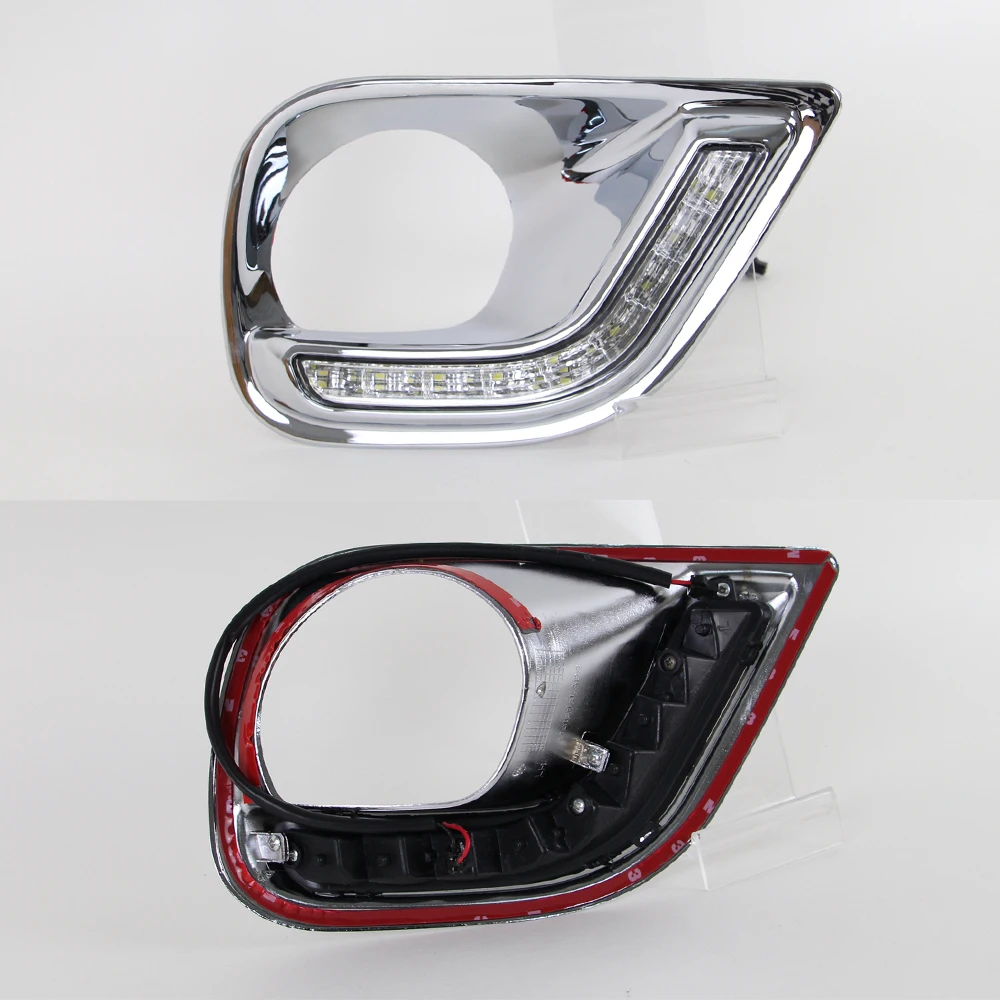 1 комплект автомобильные светодиодсветодиодный дневные ходовые огни для Toyota RAV4