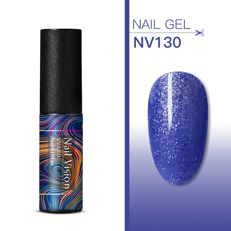 Nail Vision 5 мл УФ-набор гель-лаков для ногтей блестки замачиваются долговечный Гель-лак для ногтей маникюрный лак - Цвет: S06725