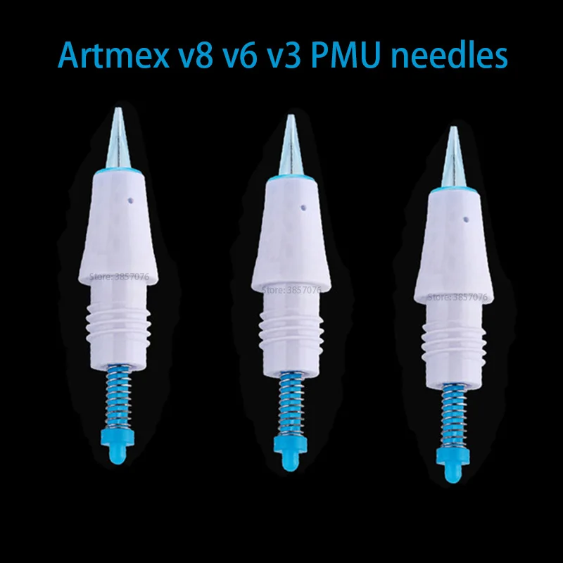 10 шт. Artmex МТС пму иглы для татуажа картриджи V3 V6 V8 V9 V11 Перманентная тату макияж