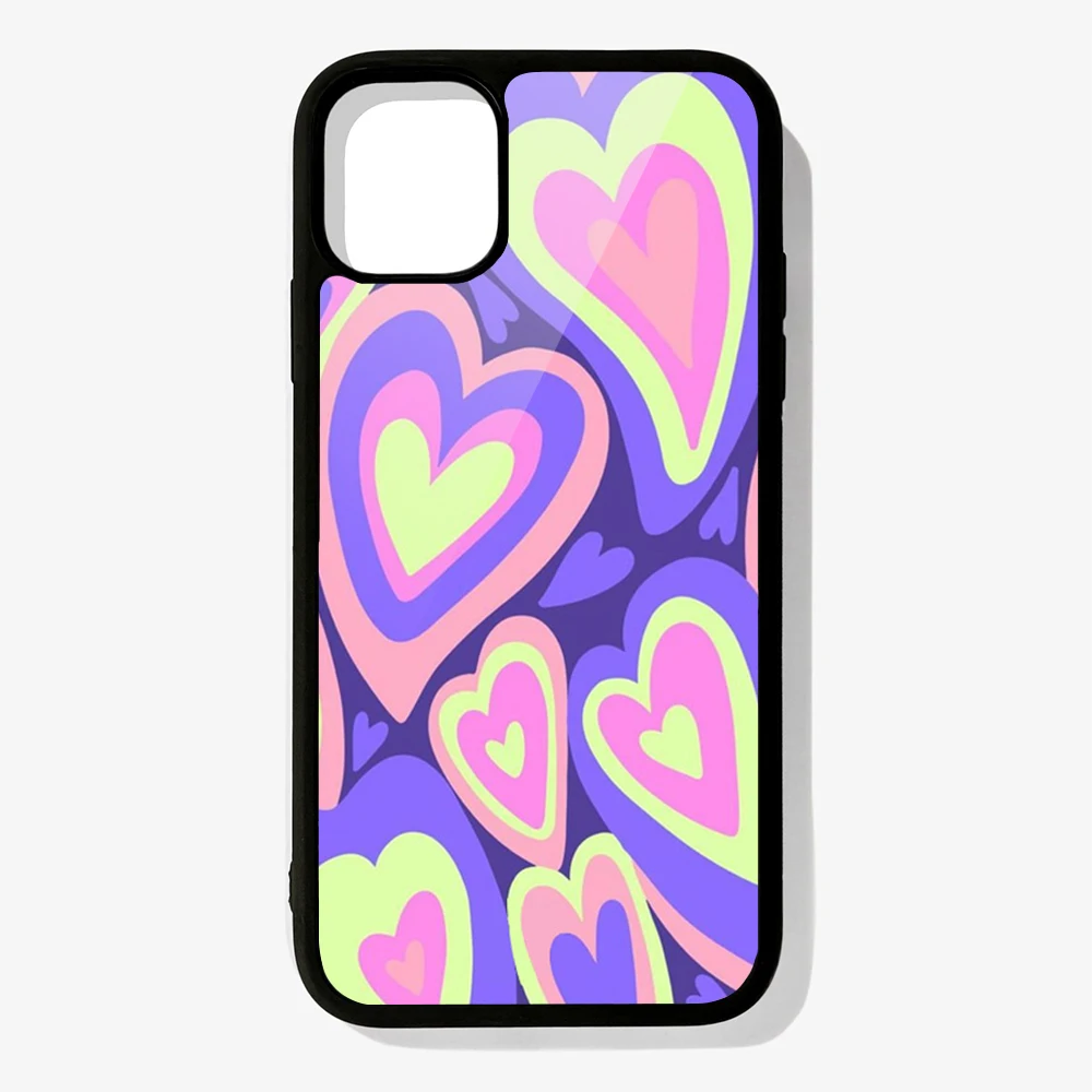 

Phone Case For IPhone 12 Mini 11 Pro XS Max X XR 6 7 8 Plus SE20 High Quality TPU Silicon Cover Colorful Love