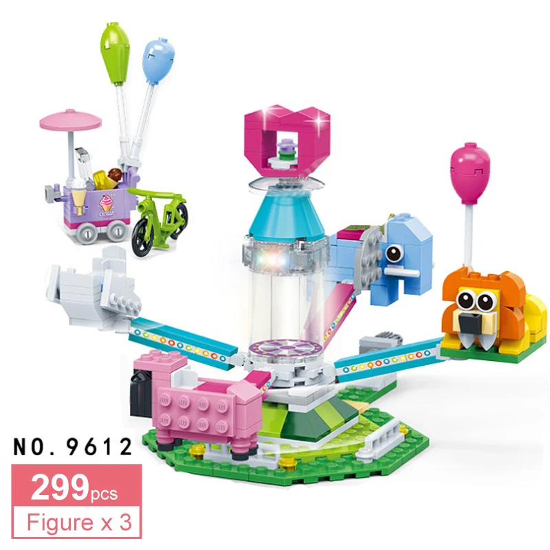 299 шт. новых друзей для девочек Спортивная площадка города строительные блоки