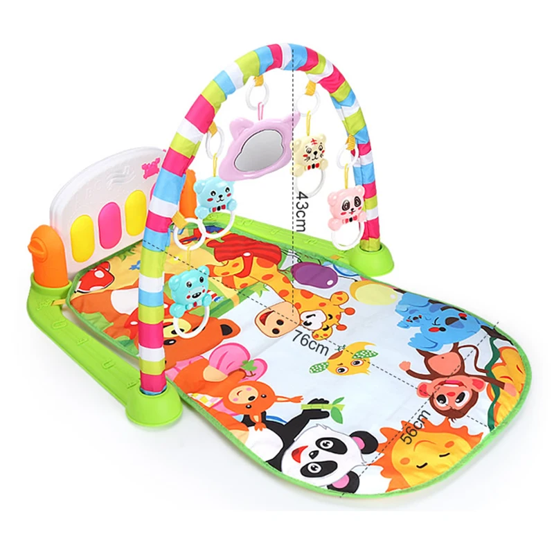 

Baby Music Rack Play Mat Puzzle Carpet With Piano Keyboard Kids Infant Playmat Gym Crawling Activity Rug for 0-12 Months