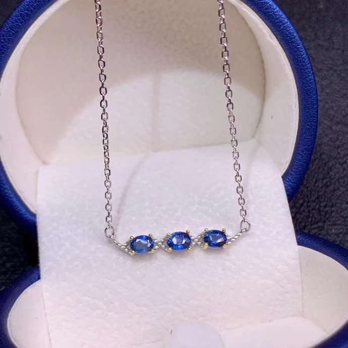 Новое модное красное рубиновое ожерелье Настоящее серебро 925 пробы Женское